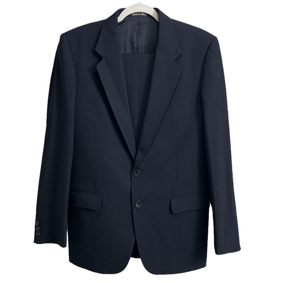 Luigi Botto Other - Vintage Italian Luigi Botto Suit with thin stripes- size EU46R